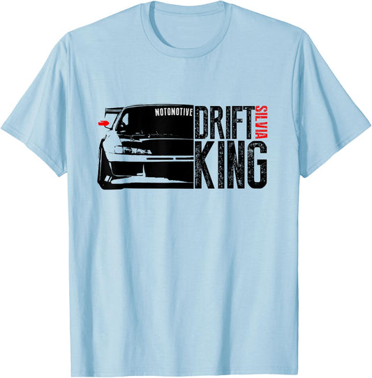 Drift Car T Shirt, Drifting T shirts T-Shirt - T-Shirt | Light Blue