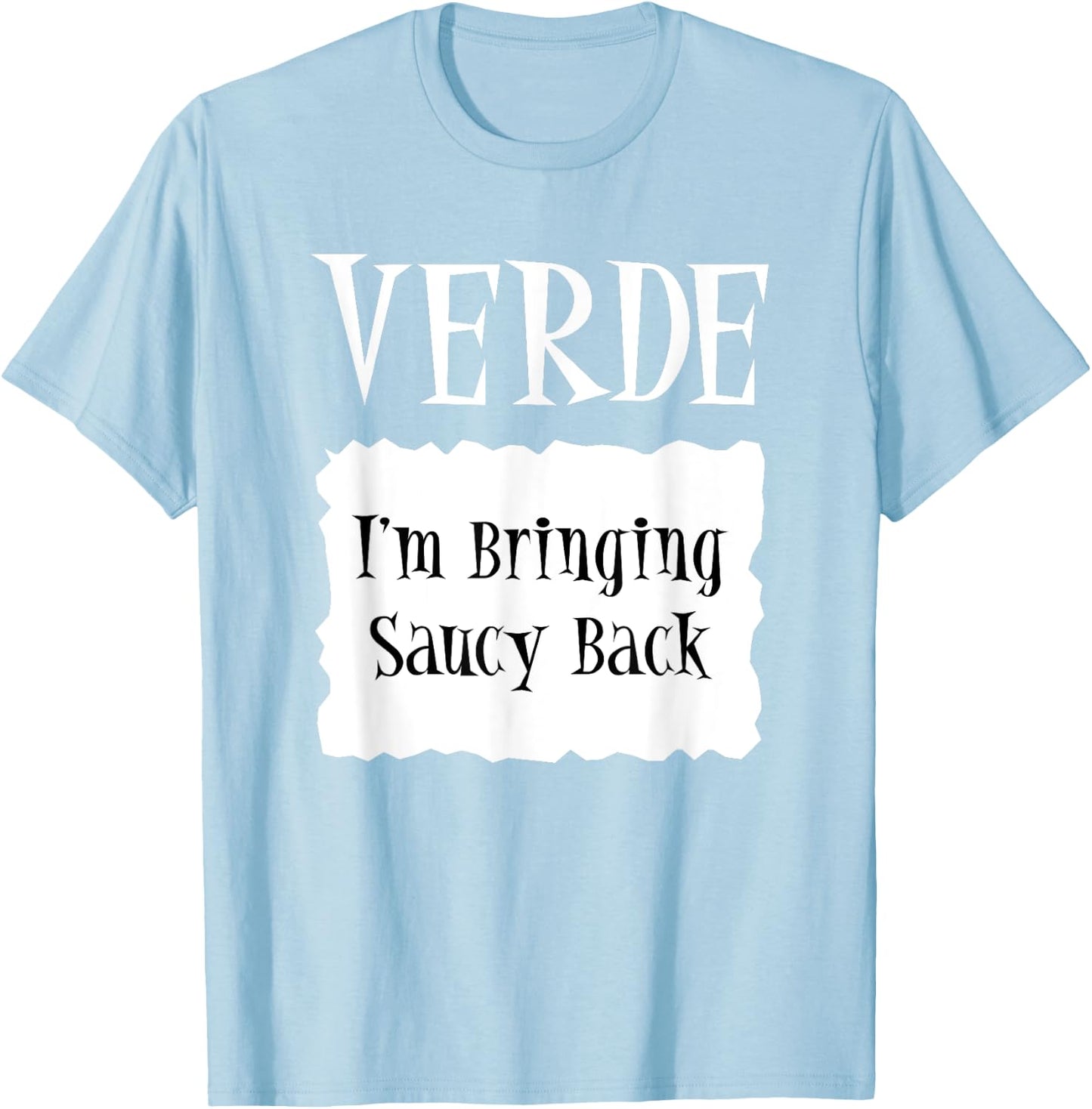VERDE - Hot Packet Halloween Taco Costume T-Shirt - T-Shirt | Light Blue
