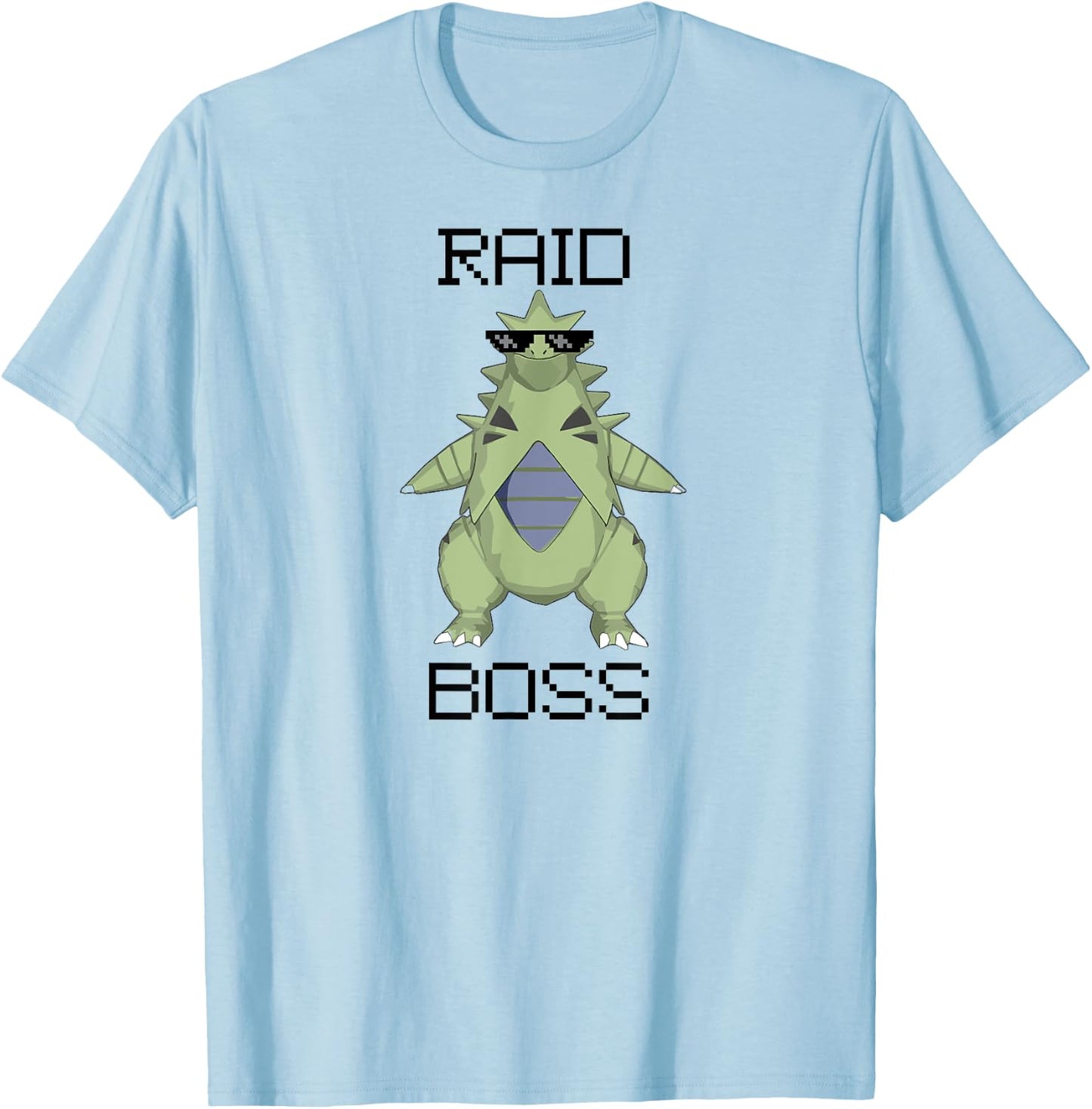 Raid Boss Dinosaur T-Shirt - T-Shirt | Light Blue