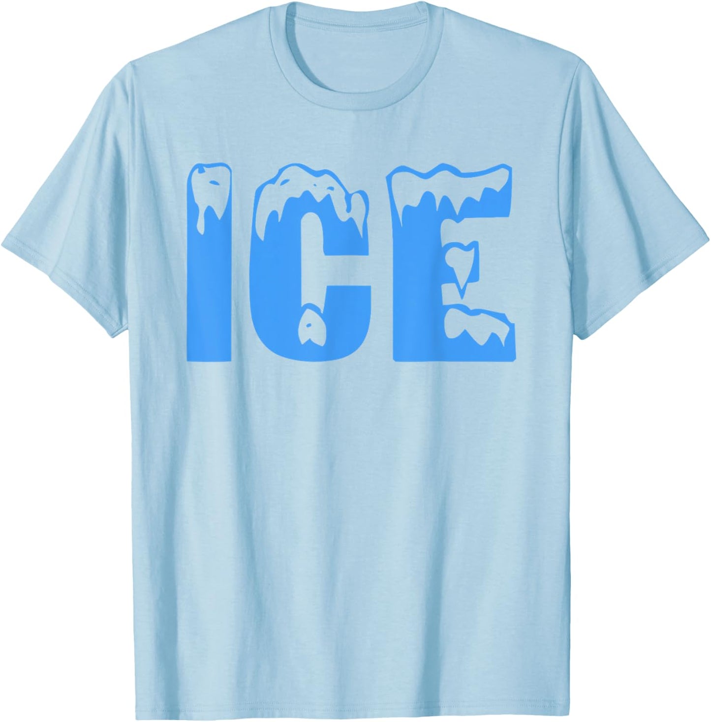 Ice Ice and Baby Family Funny Halloween Costume Couples T-Shirt - T-Shirt | Light Blue