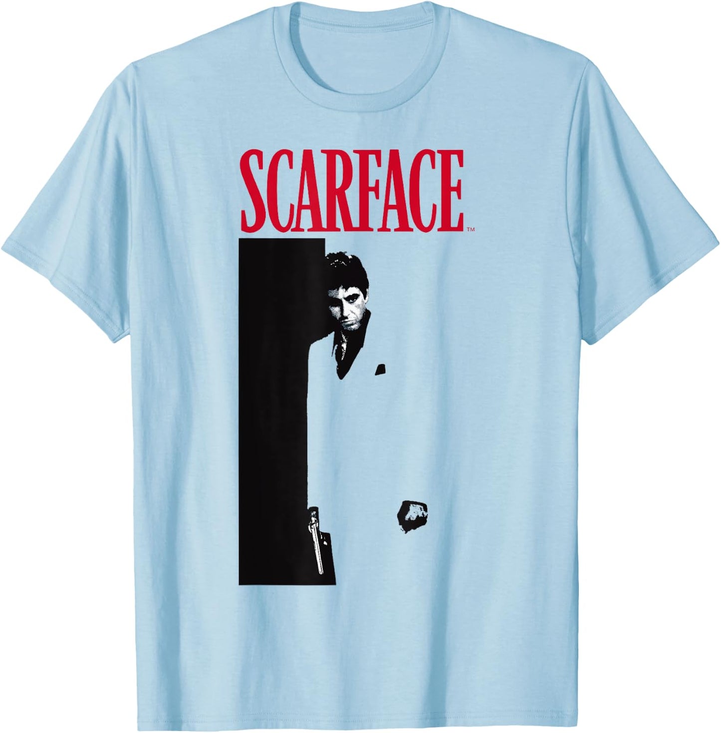 Scarface Original Movie Poster T-Shirt - T-Shirt | Light Blue