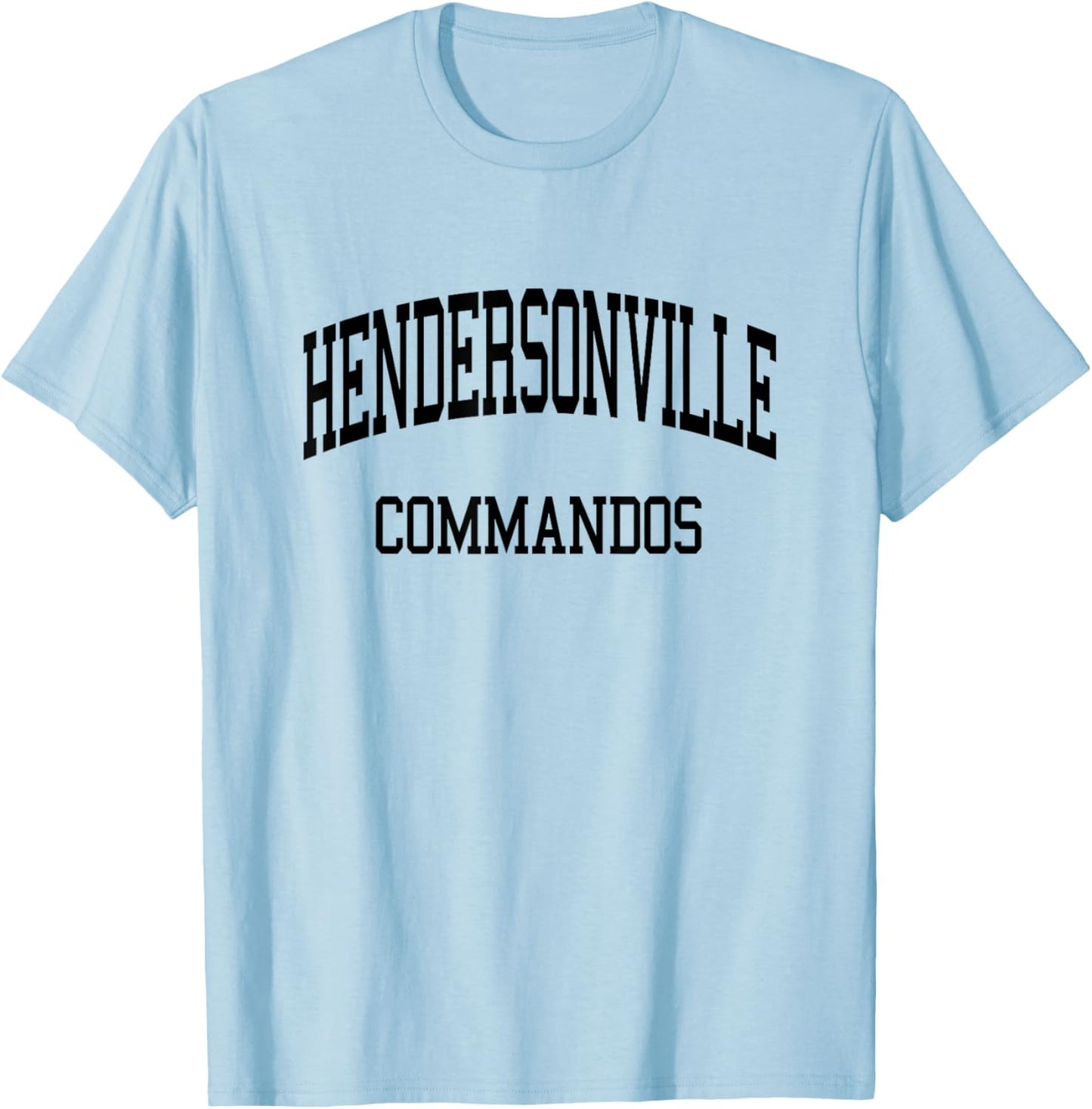 Hendersonville High School HS Hendersonville TN Retro T-Shirt - T-Shirt | Light Blue