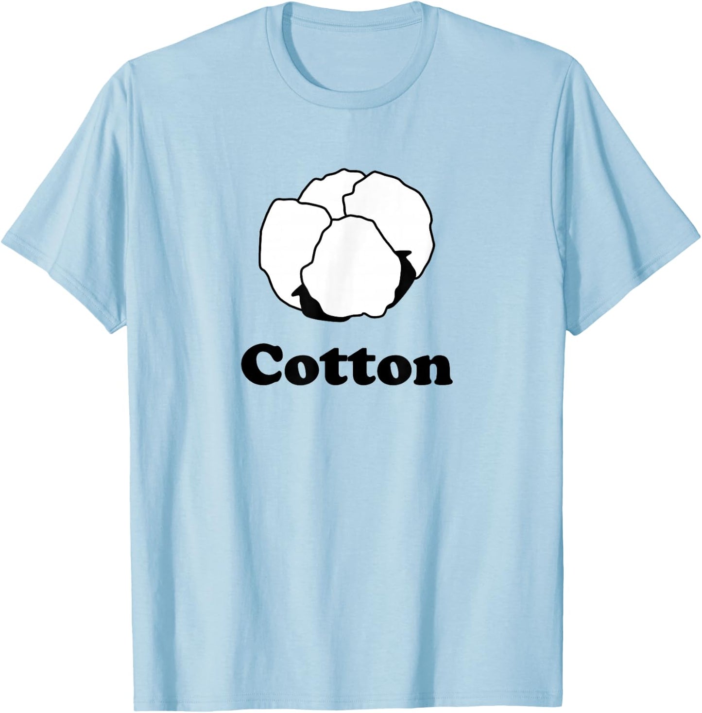 Cotton Boll T Shirt T-Shirt - T-Shirt | Light Blue