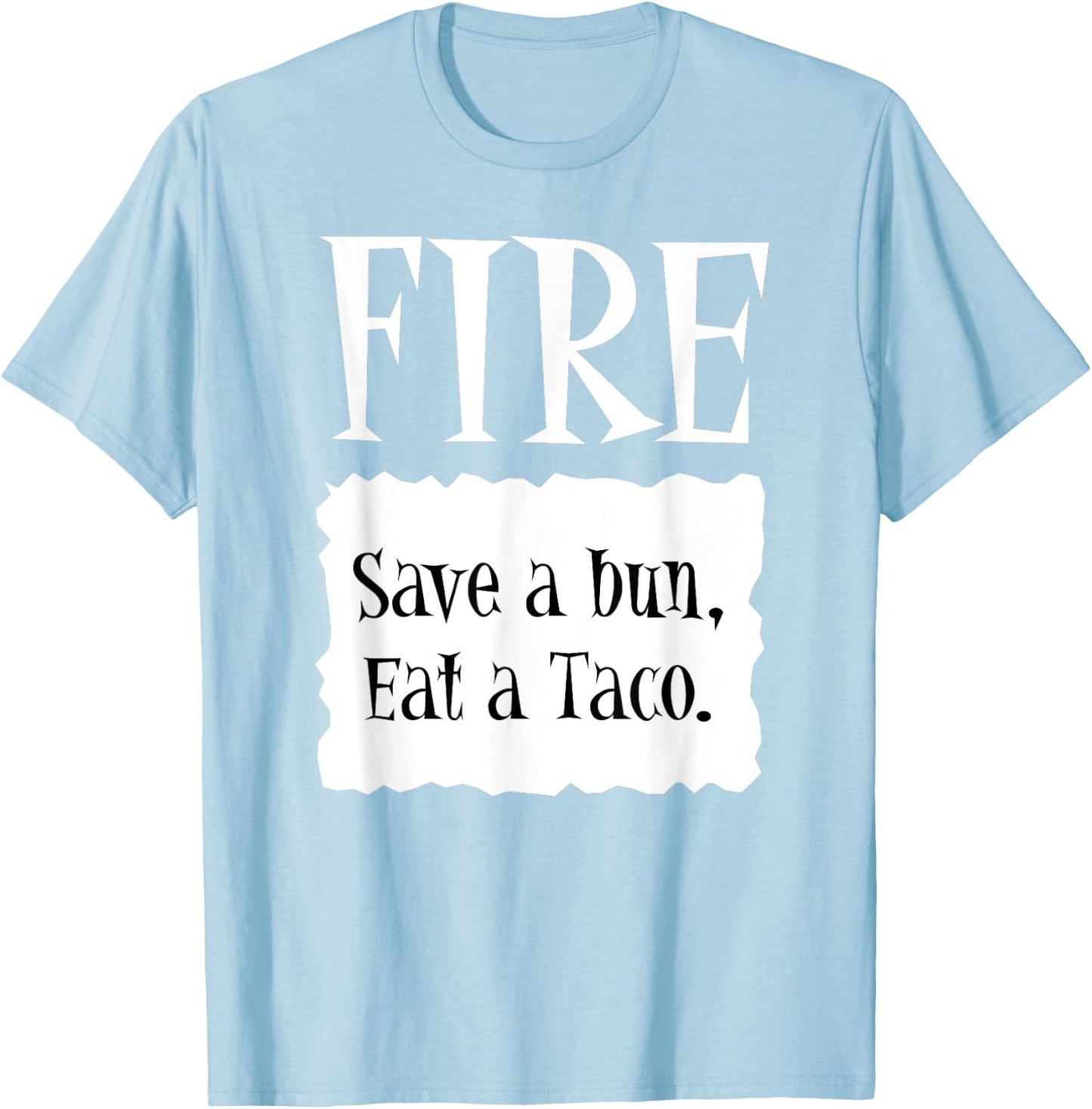 FIRE - Hot Packet Halloween Taco Costume T-Shirt - T-Shirt | Light Blue