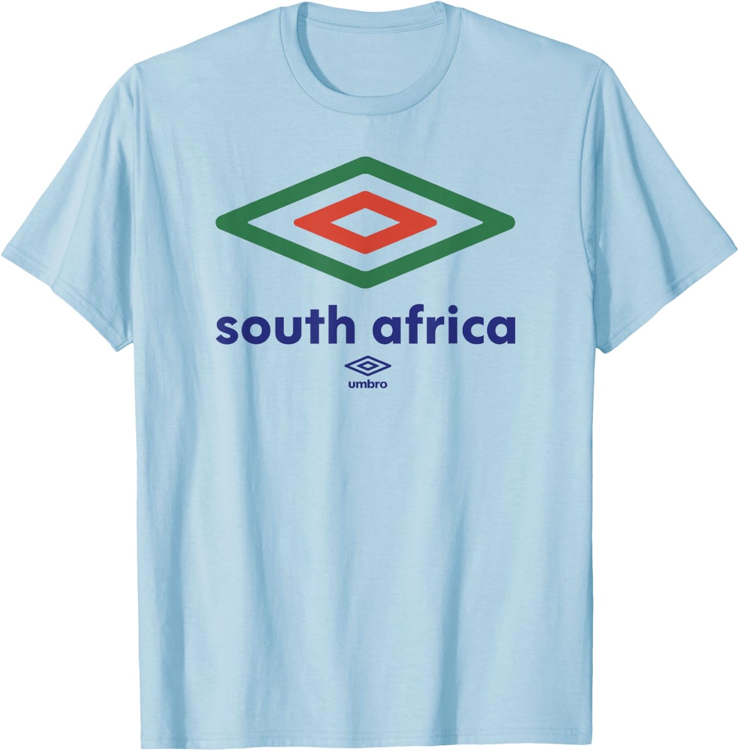 Umbro International Soccer Diamond South Africa Logo T-Shirt - T-Shirt | Light Blue