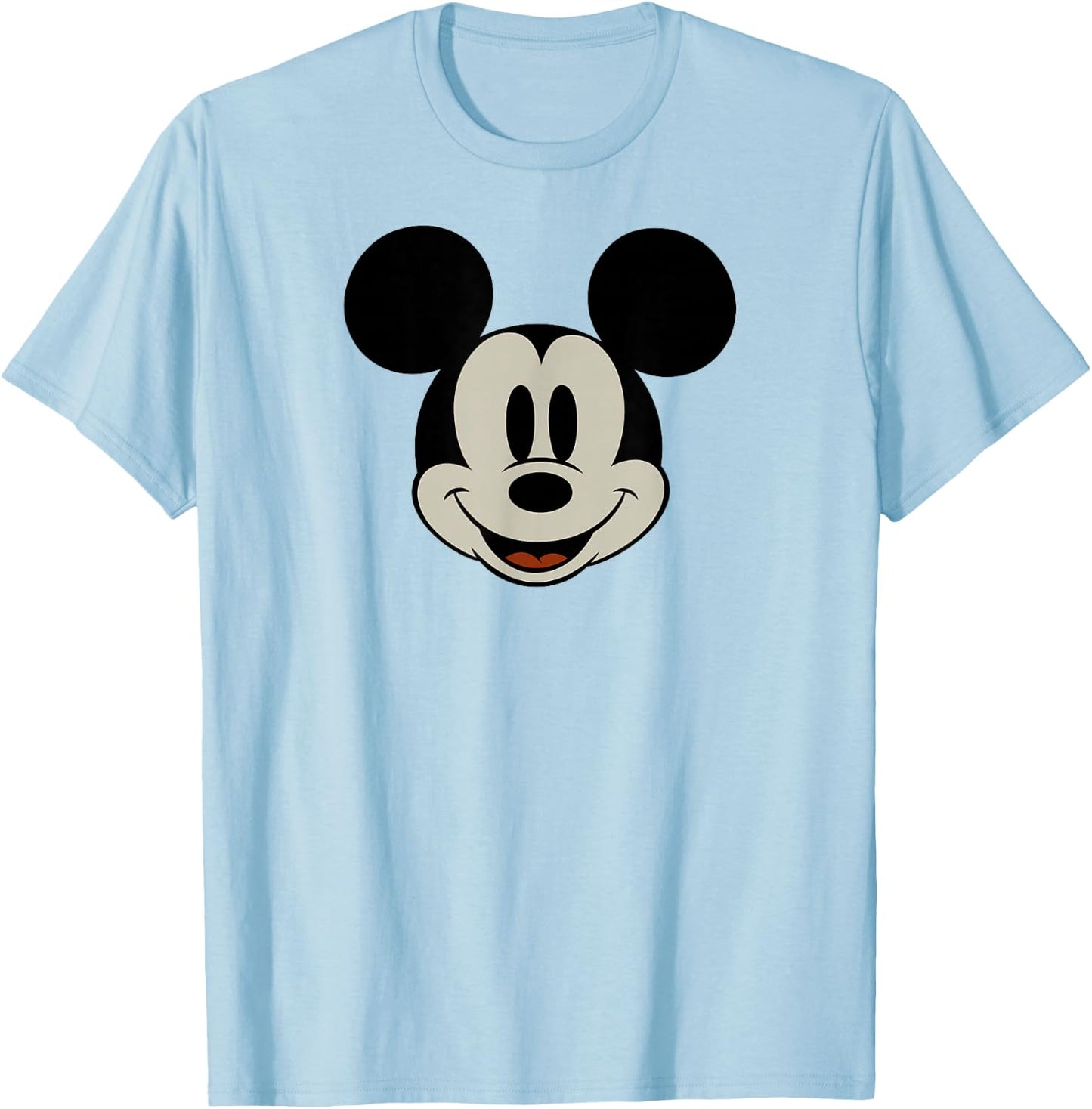 Disney - Mickey Mouse Face T-Shirt - T-Shirt | Light Blue