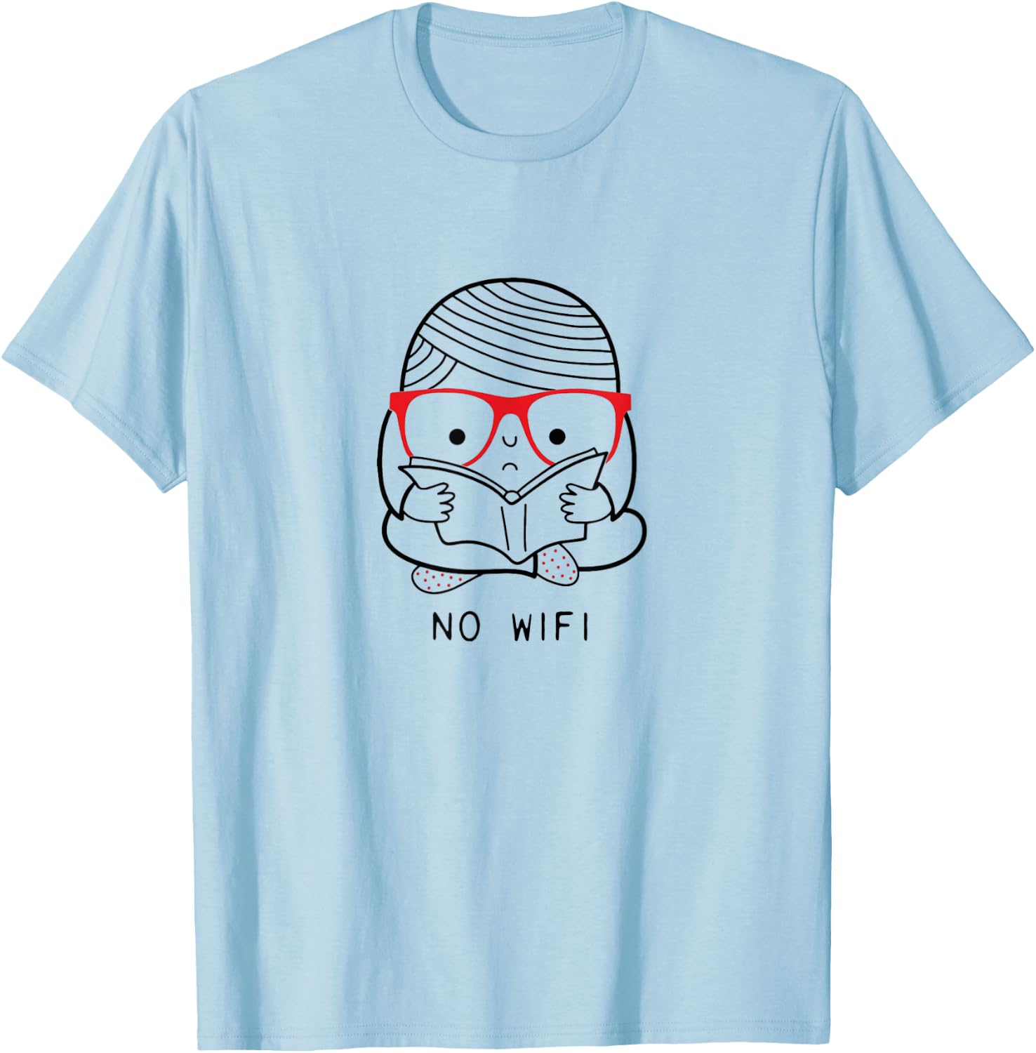 No Wifi T-Shirt - T-Shirt | Light Blue