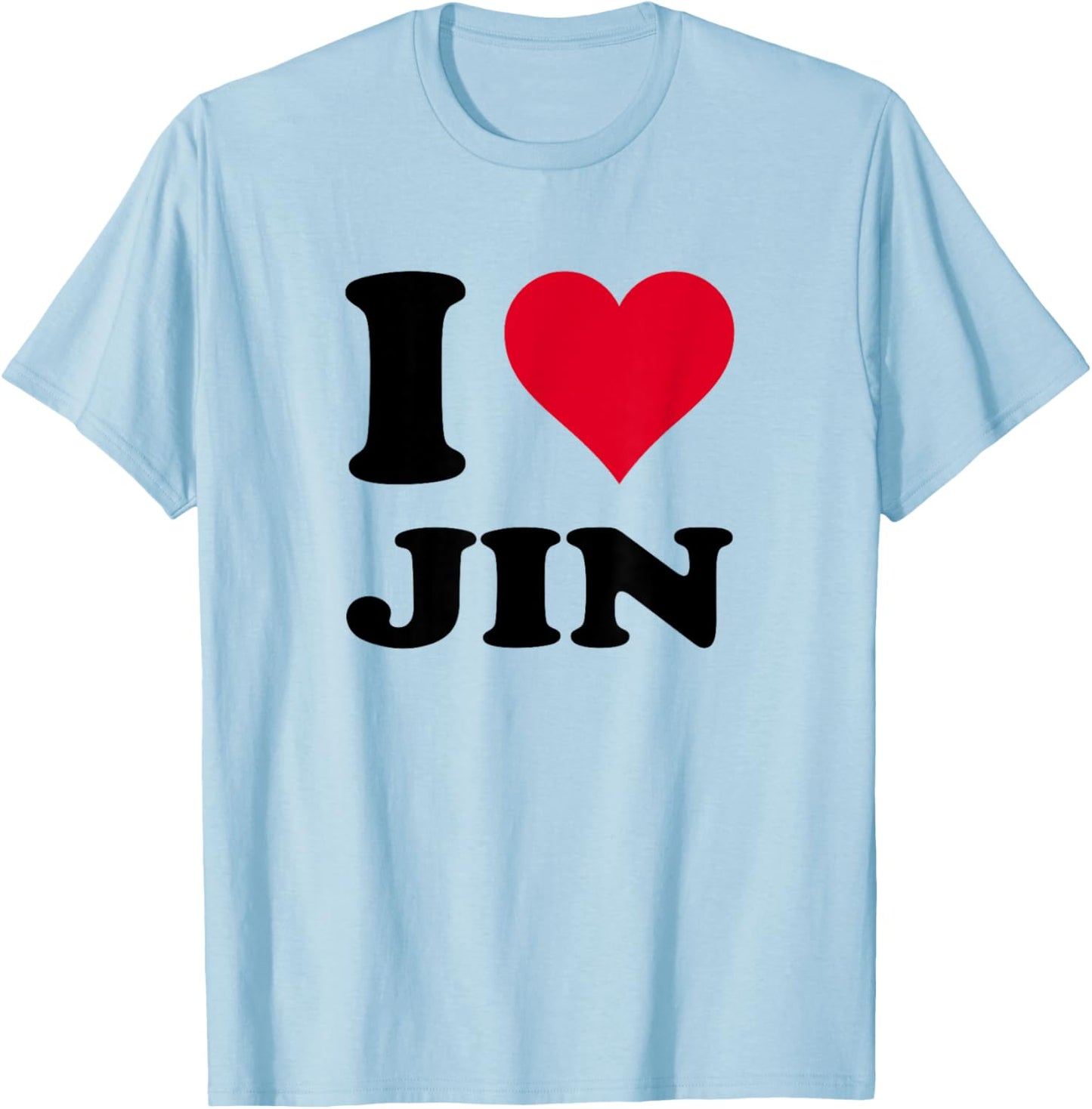 I Love Jin T-Shirt - T-Shirt | Light Blue
