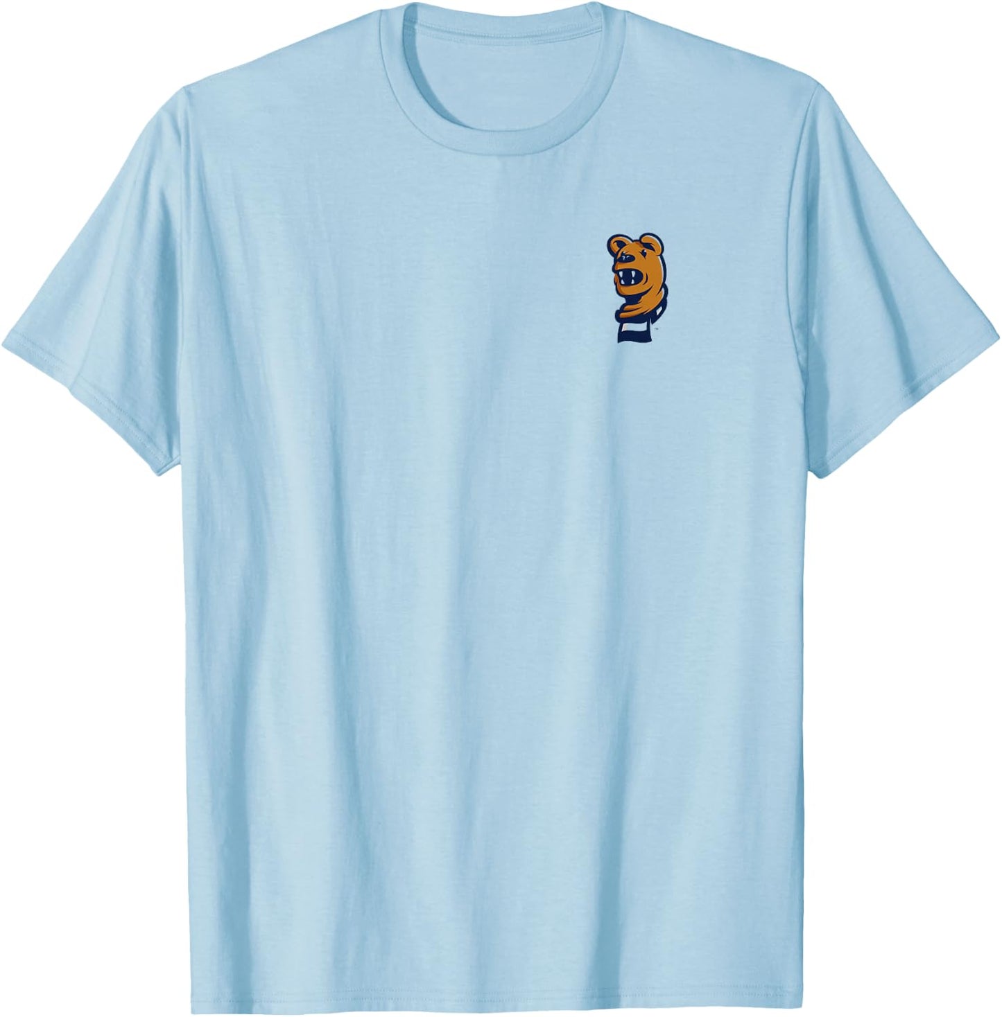 Penn State Nittany Lions Mascot Front/Back White T-Shirt - T-Shirt | Light Blue