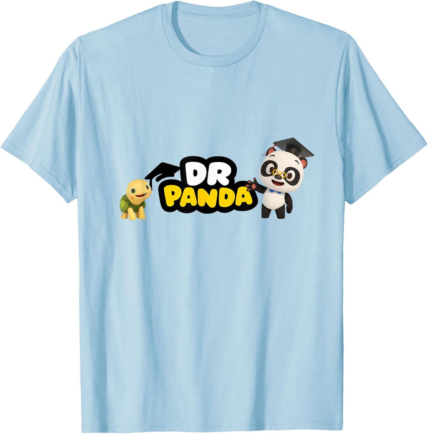 Dr. Panda & Toto Logo Official T-Shirt - T-Shirt | Light Blue