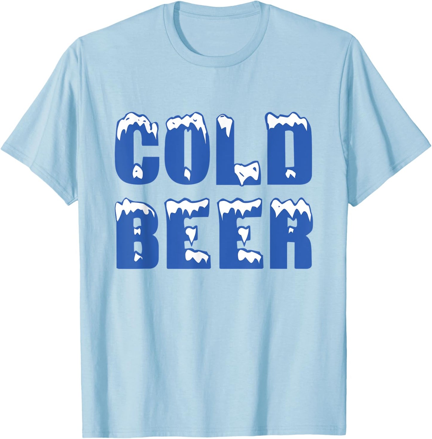 Cold Beer T-Shirt - T-Shirt | Light Blue