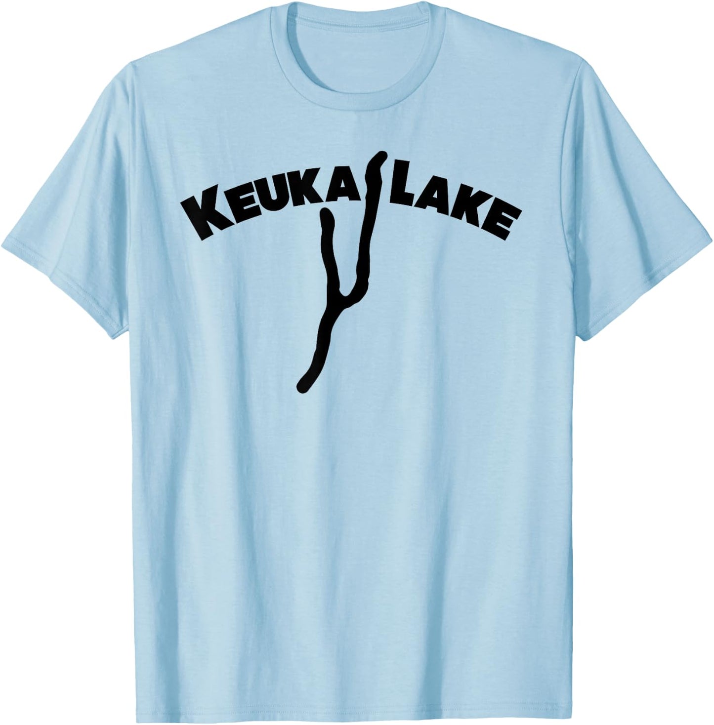 Keuka Lake Upstate NY- Finger Lakes Gifts T-Shirt - T-Shirt | Light Blue