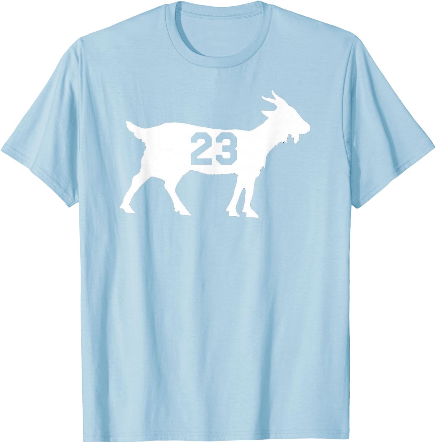 GOAT Greatest Of All Time #23 Shirt - Carolina Blue T-Shirt - T-Shirt | Light Blue