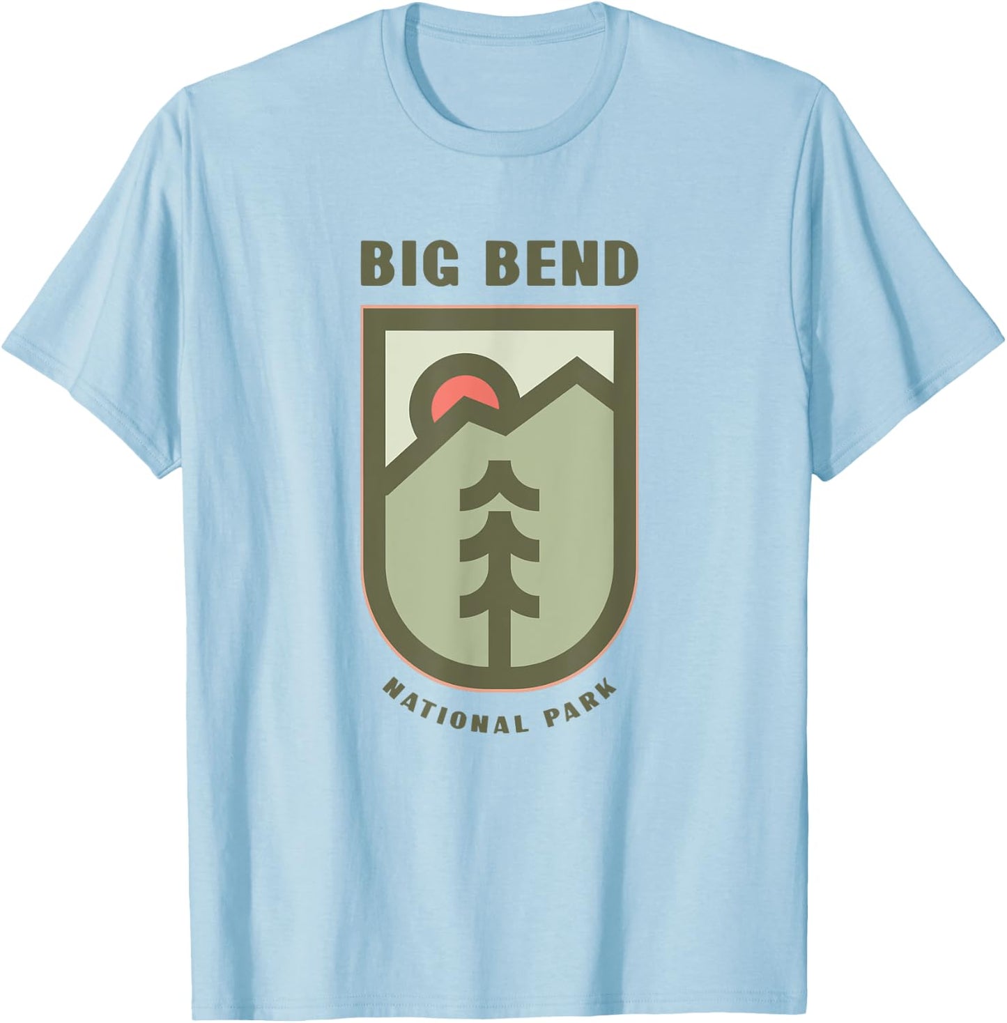 Family Vacation Design - Big Bend National Park T-Shirt - T-Shirt | Light Blue