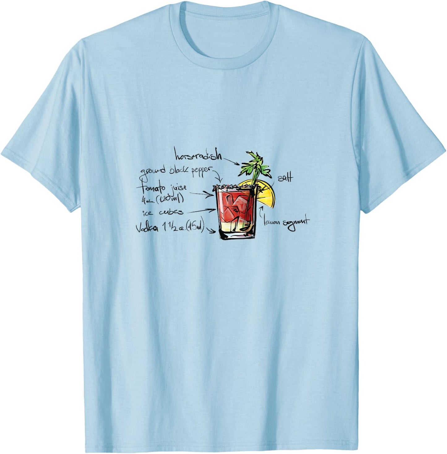 Bloody Mary T-Shirt - T-Shirt | Light Blue