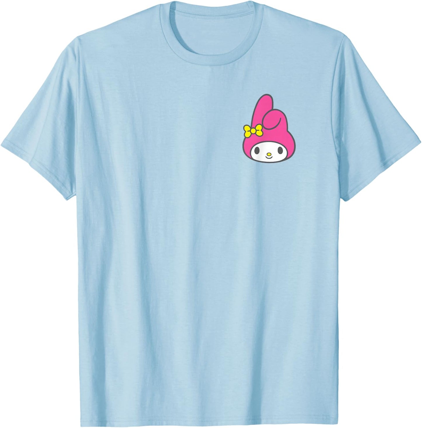 My Melody Front and Back Logo Shirt T-Shirt - T-Shirt | Light Blue