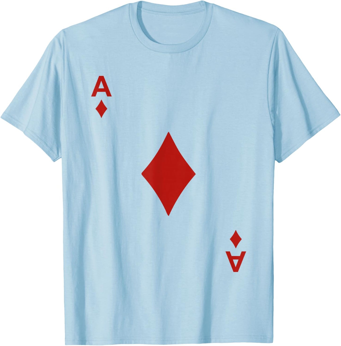 Ace of Diamond Blackjack Cards Poker 21 A Shirt T-Shirt - T-Shirt | Light Blue