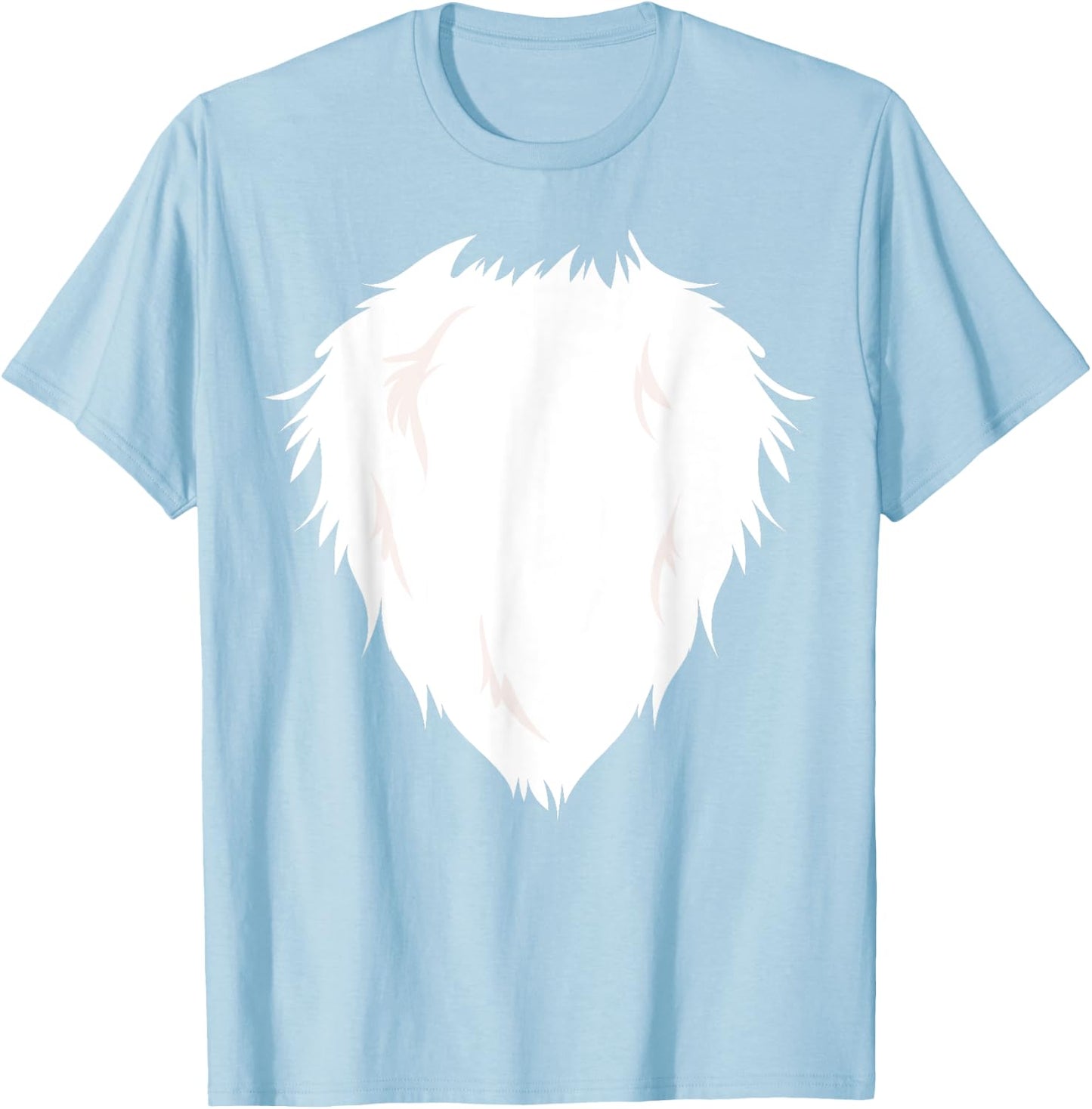 Fox Body Chest Costume Easy Halloween Costume Gift Funny T-Shirt - T-Shirt | Light Blue