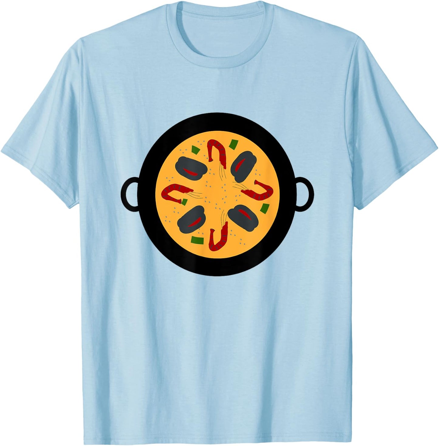 Paella Spanish Food Spain Valencia T-Shirt - T-Shirt | Light Blue