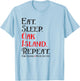 Eat Sleep Oak Island Repeat Funny Oak Island Mystery T-Shirt - T-Shirt | Light Blue