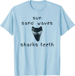 Sharks-teeth Hunter Women Children T-Shirt - T-Shirt | Light Blue
