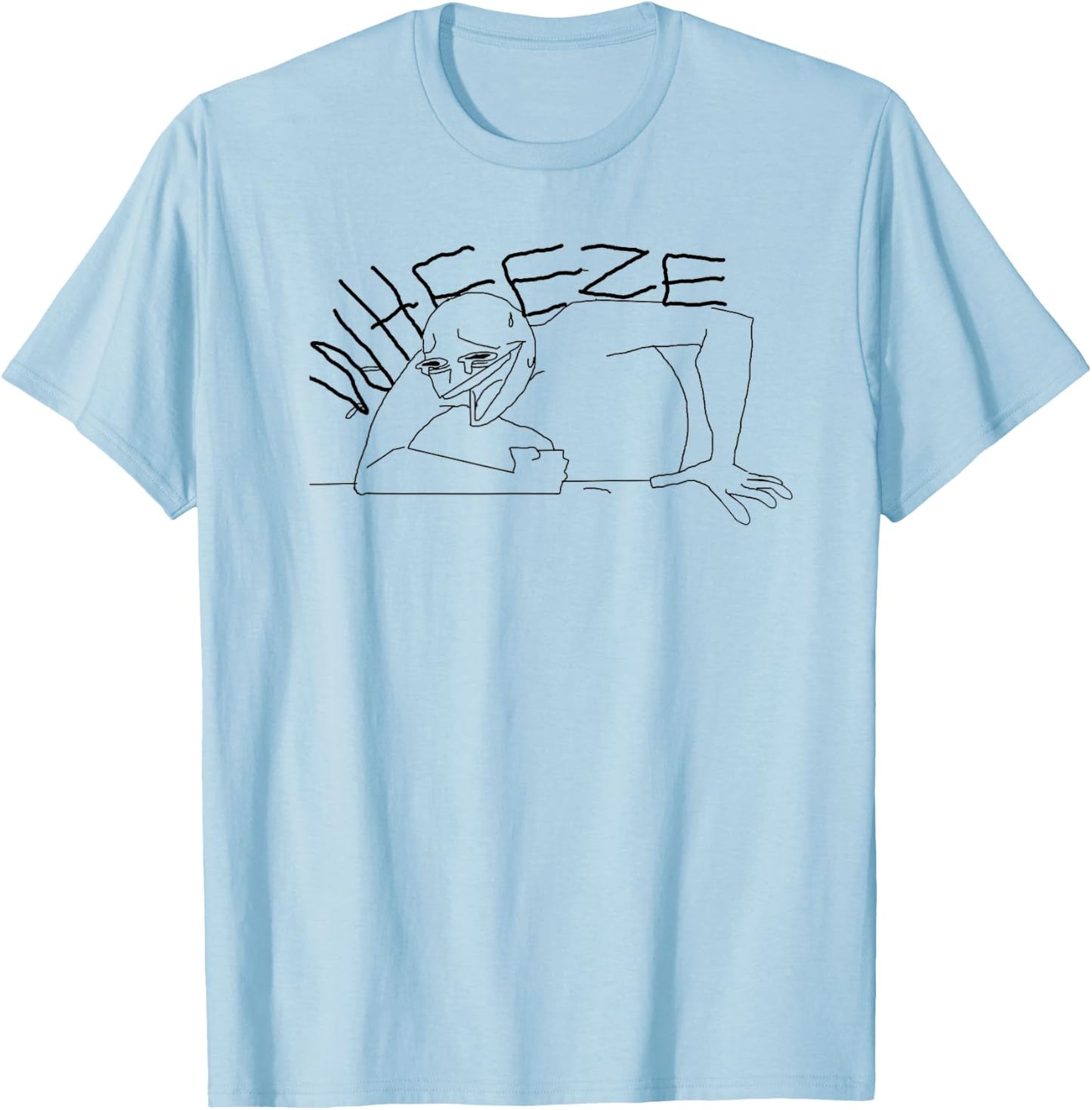 Wheeze Dank Memes Light T-Shirt - T-Shirt | Light Blue