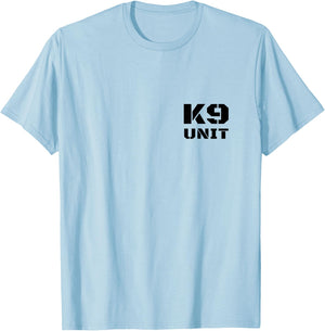 K9 Unit Uniform K-9 Team Officer Police Dog Handler On Duty Men Women Girls Kids T-Shirt - T-Shirt | Light Blue