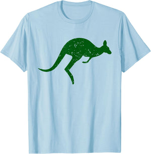 Vintage Kangaroo Australia Shirt Aussie Roo Kangaroo T-Shirt - T-Shirt | Light Blue