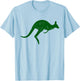Vintage Kangaroo Australia Shirt Aussie Roo Kangaroo T-Shirt - T-Shirt | Light Blue