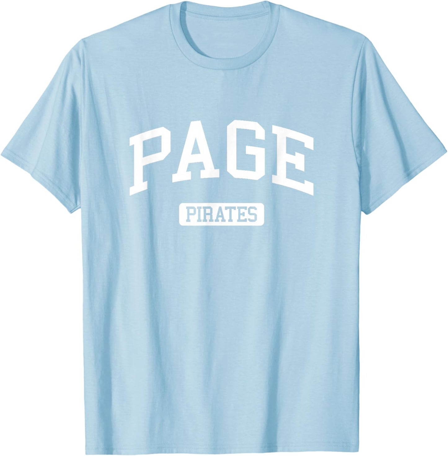 Page High School HS Greensboro NC Varsity Sports T-Shirt - T-Shirt | Light Blue