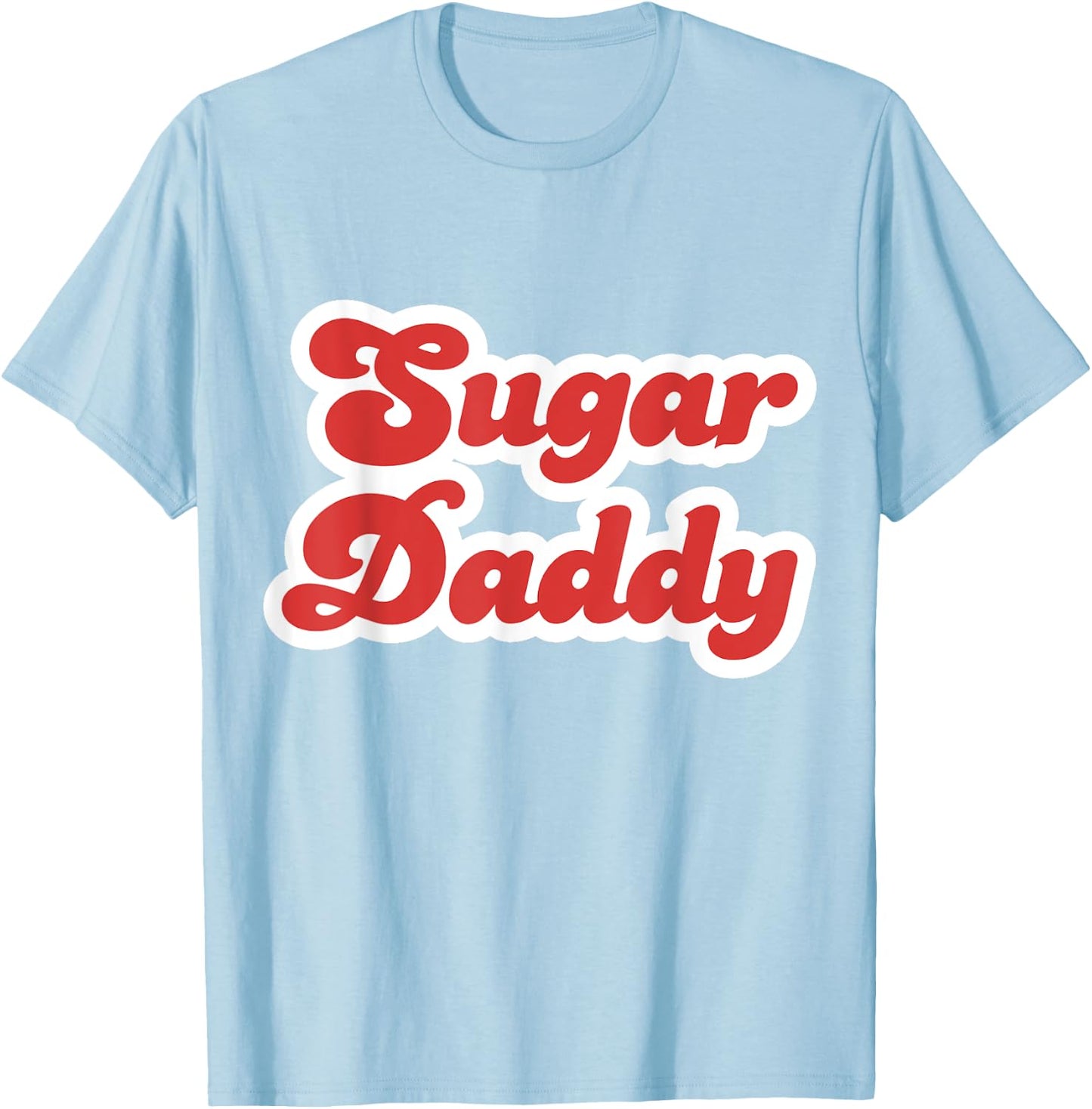 Candy Retro Sugar Daddy Father's Day Vintage Parenting Humor T-Shirt - T-Shirt | Light Blue