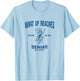Belmar New Jersey NJ Funny Vintage Beaches T-Shirt - T-Shirt | Light Blue