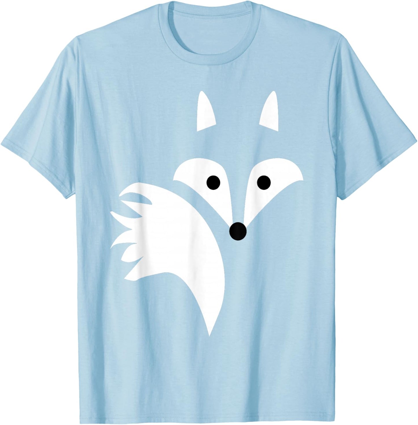 Cute Red Fox T-Shirt - T-Shirt | Light Blue