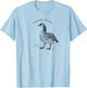 Canada Goose Standing Waterfowl Lover T-Shirt - T-Shirt | Light Blue