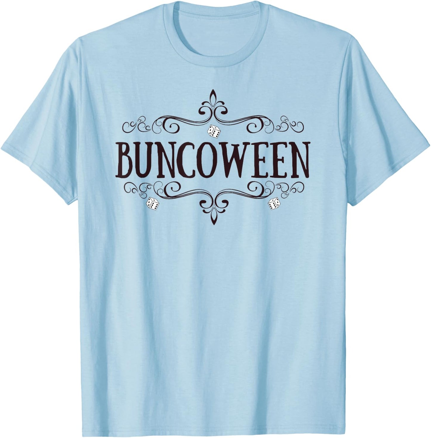 Halloween Bunco Night Dice Buncoween T-Shirt - T-Shirt | Light Blue