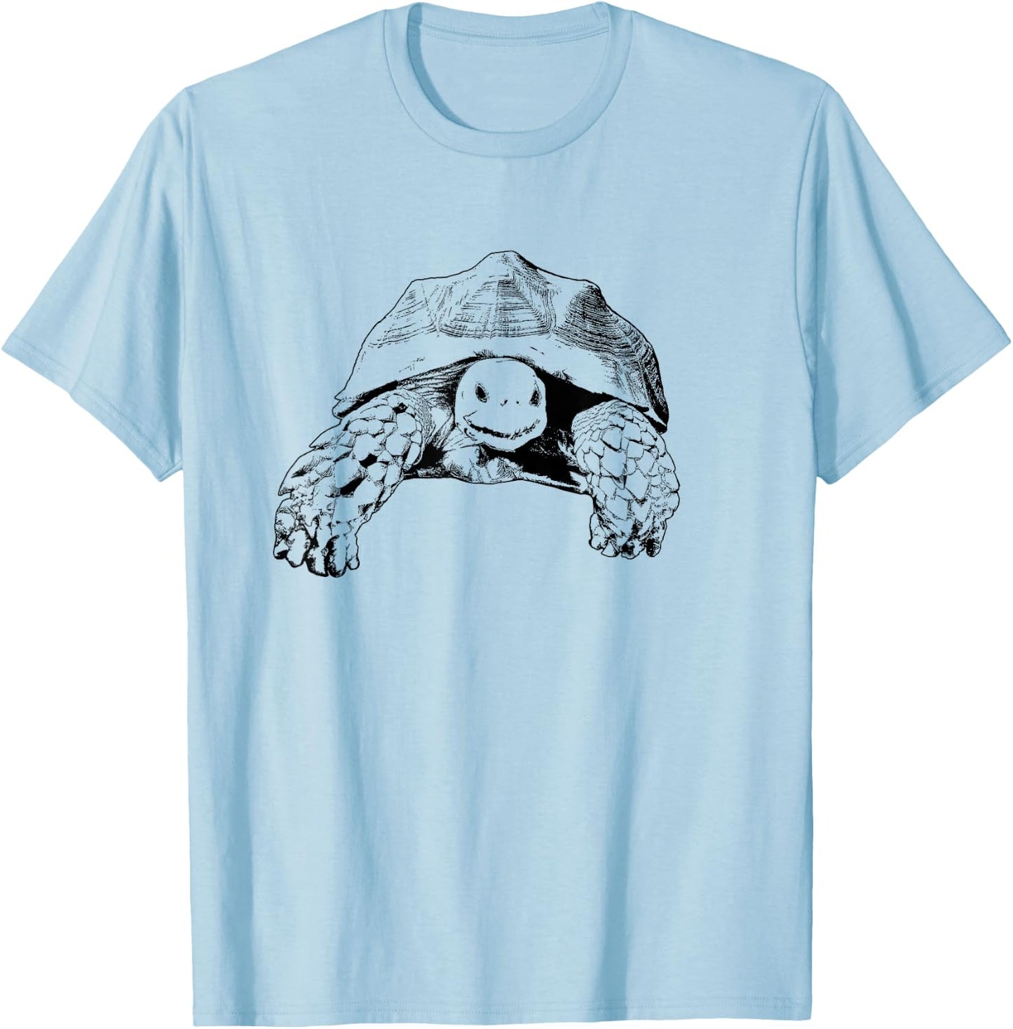 Sulcata Tortoise African Spurred Tortoise Turtle T-Shirt - T-Shirt | Light Blue