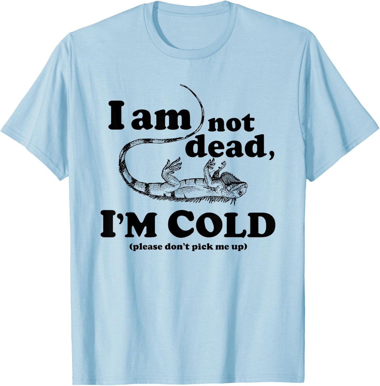 Frozen Iguana Shirt T-Shirt - T-Shirt | Light Blue