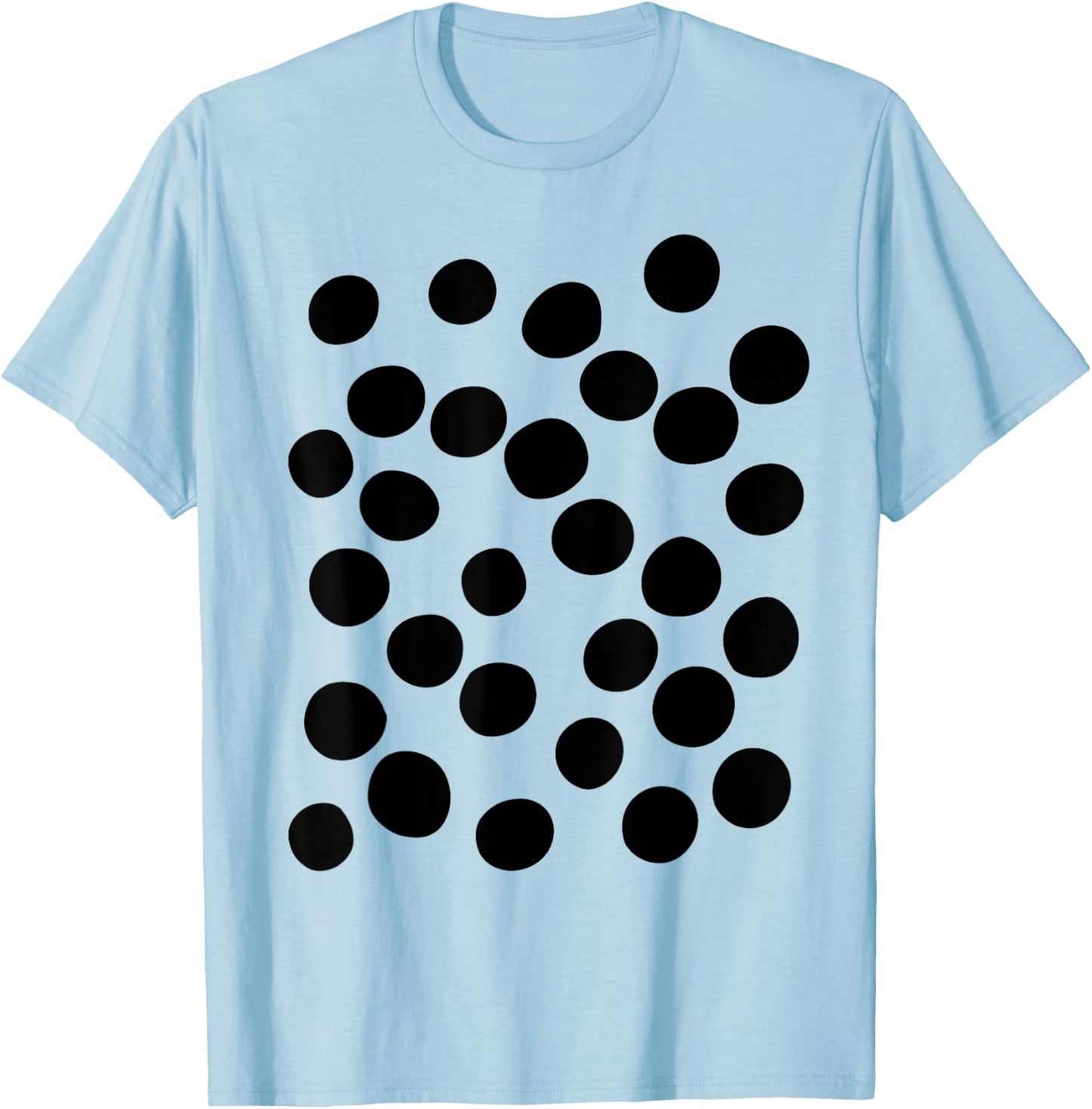 Ladybug Black Polka Dots on Red Cute Funny Halloween Costume T-Shirt - T-Shirt | Light Blue
