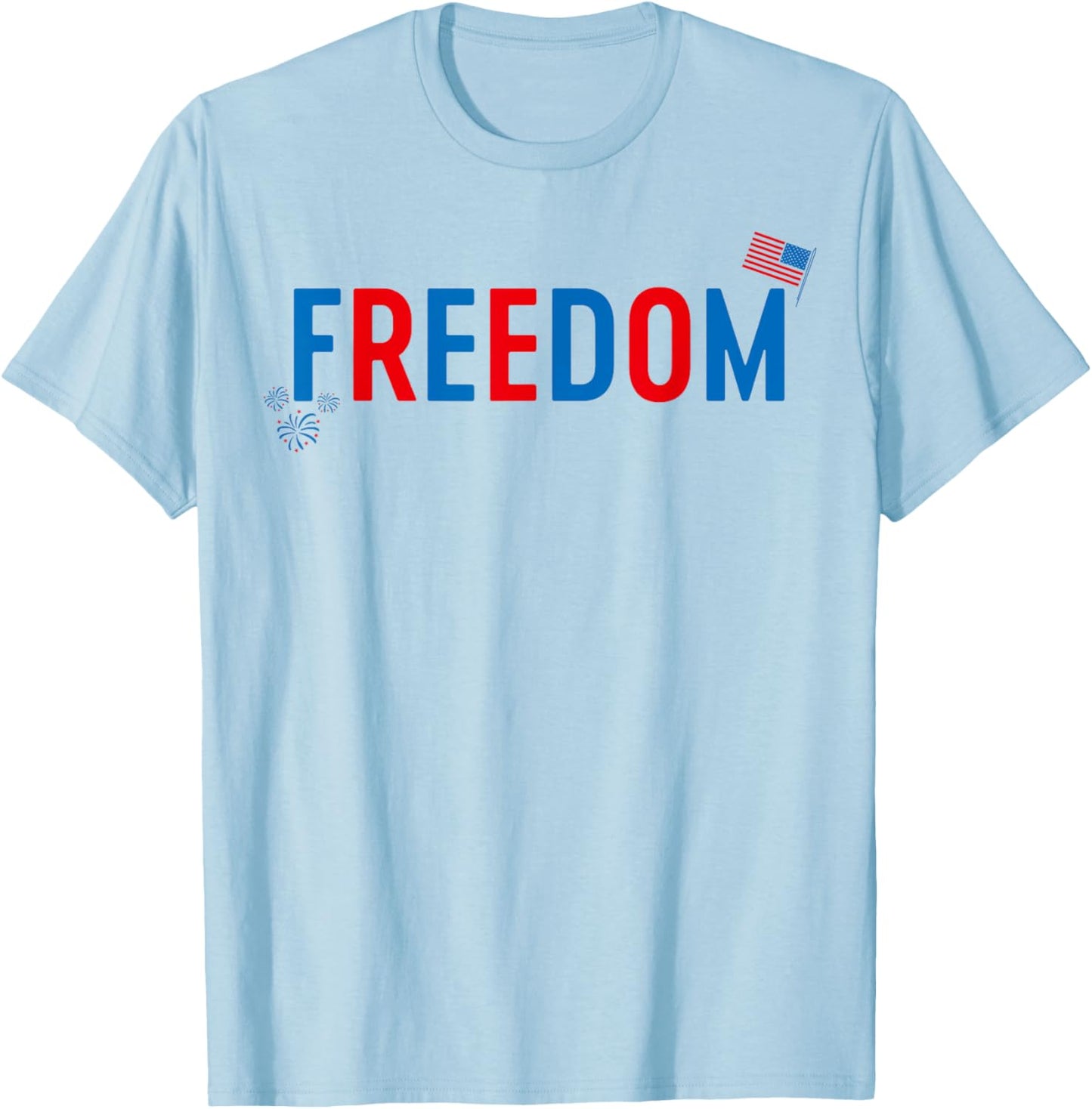 I Love The Taste of Freedom Shirt, Freedom Couple Matching T-Shirt - T-Shirt | Light Blue