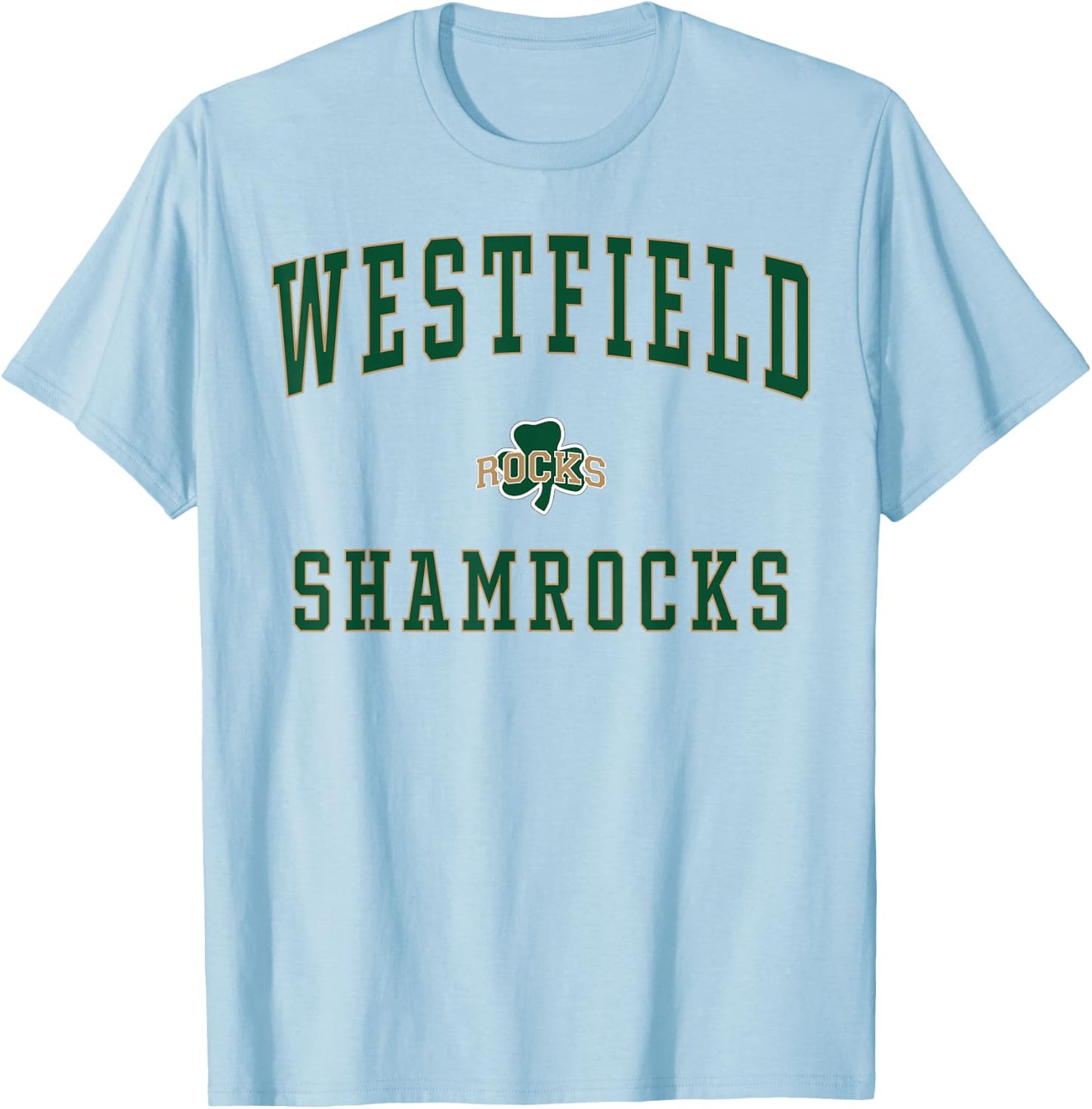 Westfield High School Shamrocks T-Shirt - T-Shirt | Light Blue