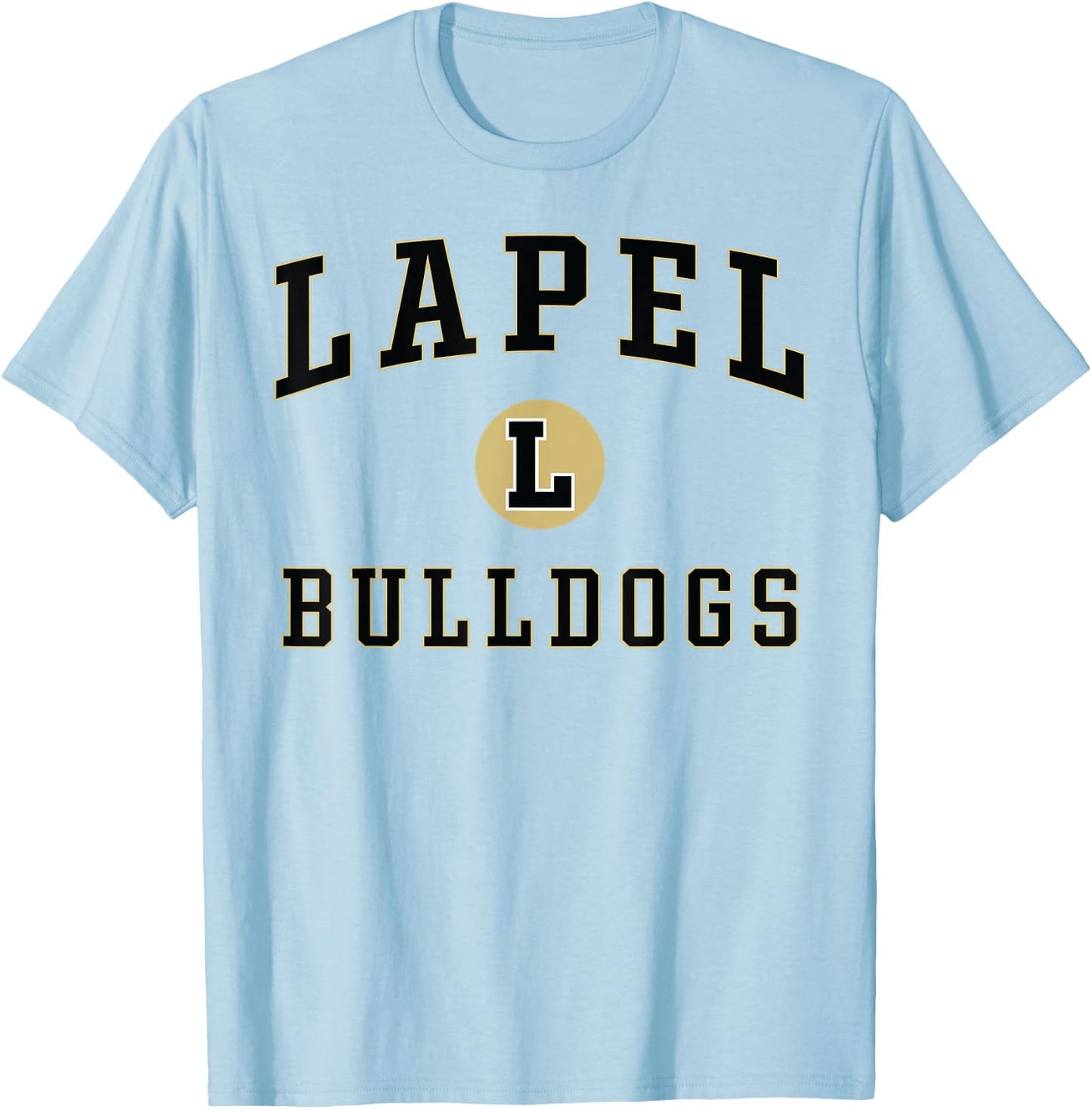 Lapel High School Bulldogs T-Shirt - T-Shirt | Light Blue