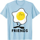 Bacon and Egg Matching BFF Best Friend T Shirts Bestie T-Shirt - T-Shirt | Light Blue