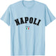 Napoli Italian Flag Souvenir Italy Travel City Trip Naples T-Shirt - T-Shirt | Light Blue