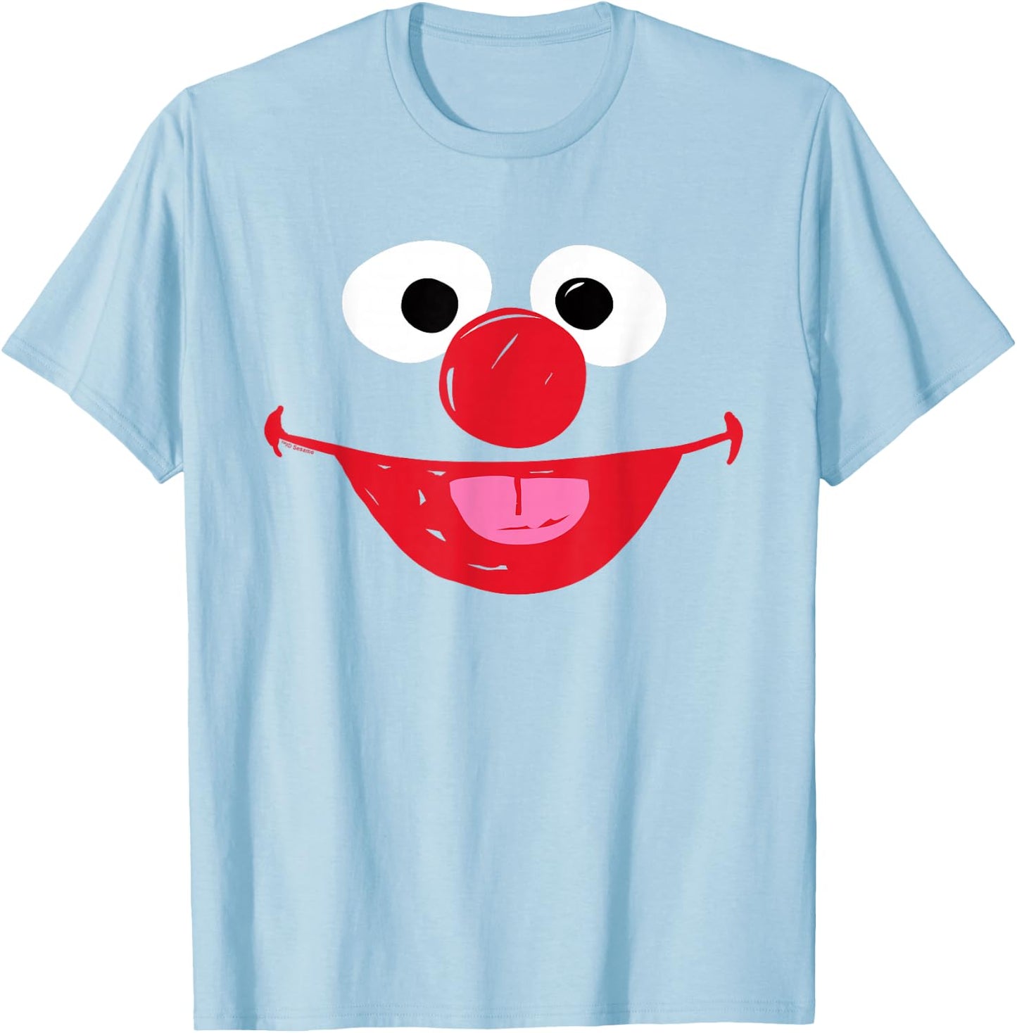 Sesame Street Ernie Crayon Sketch Halloween Costume T-Shirt - T-Shirt | Light Blue