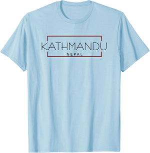Stylish fashion Kathmandu Nepal T-Shirt - T-Shirt | Light Blue