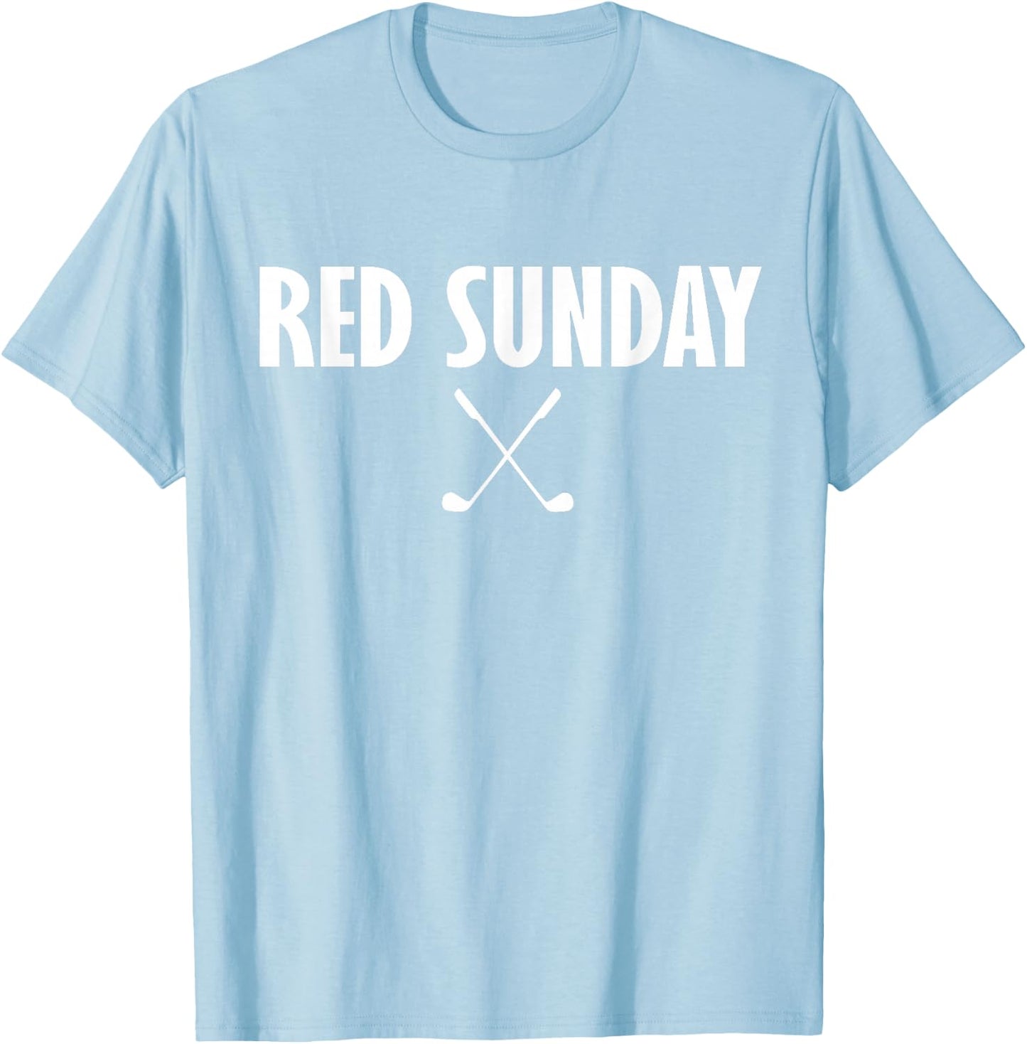 Red Sunday Golf T-Shirt - T-Shirt | Light Blue