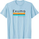 Vintage Exuma Bahamas Dominican Republic Retro Design T-shir T-Shirt - T-Shirt | Light Blue
