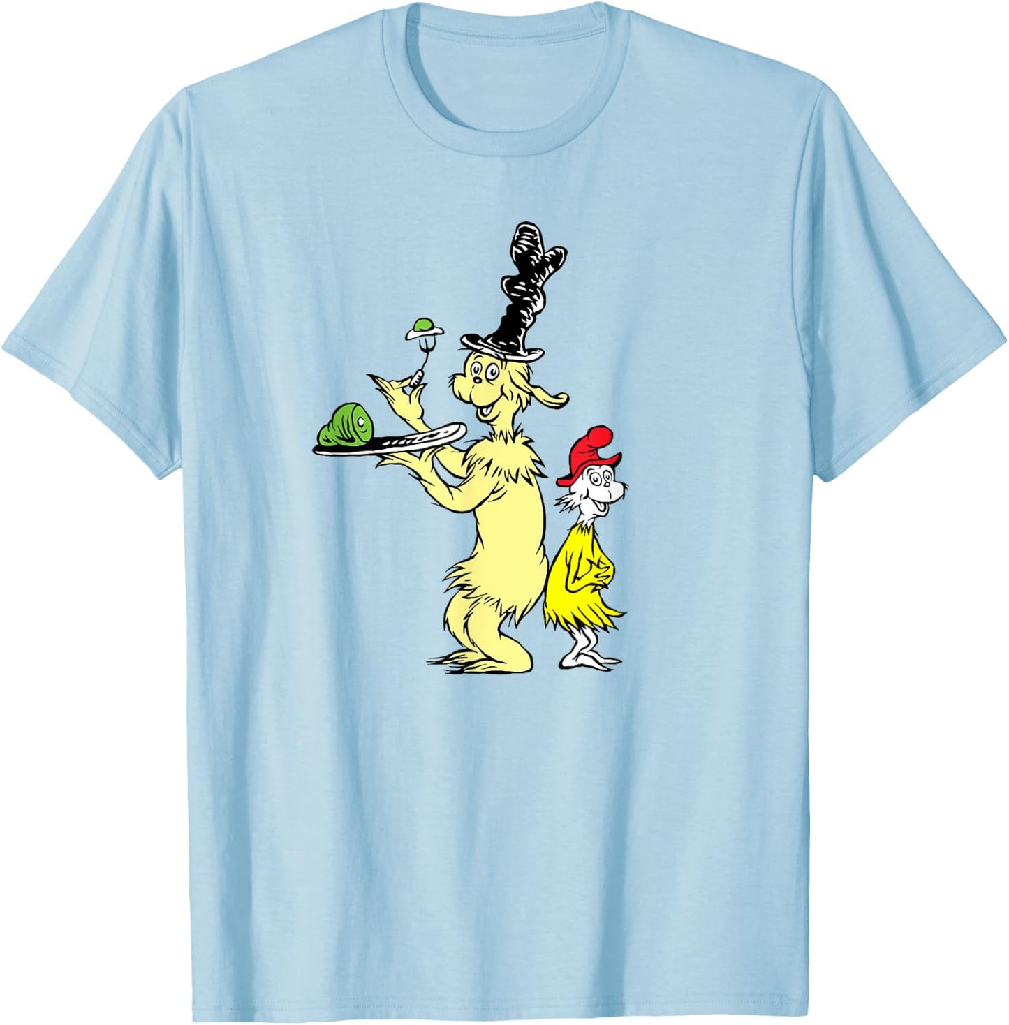 Dr. Seuss I Like Green Eggs and Ham T-Shirt - T-Shirt | Light Blue