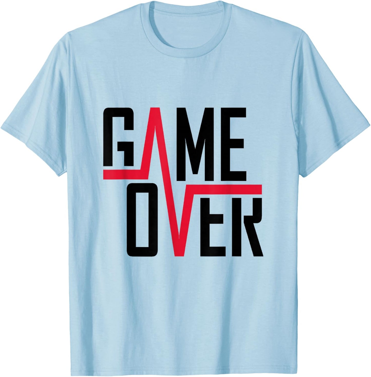 Game Over T-Shirt - T-Shirt | Light Blue