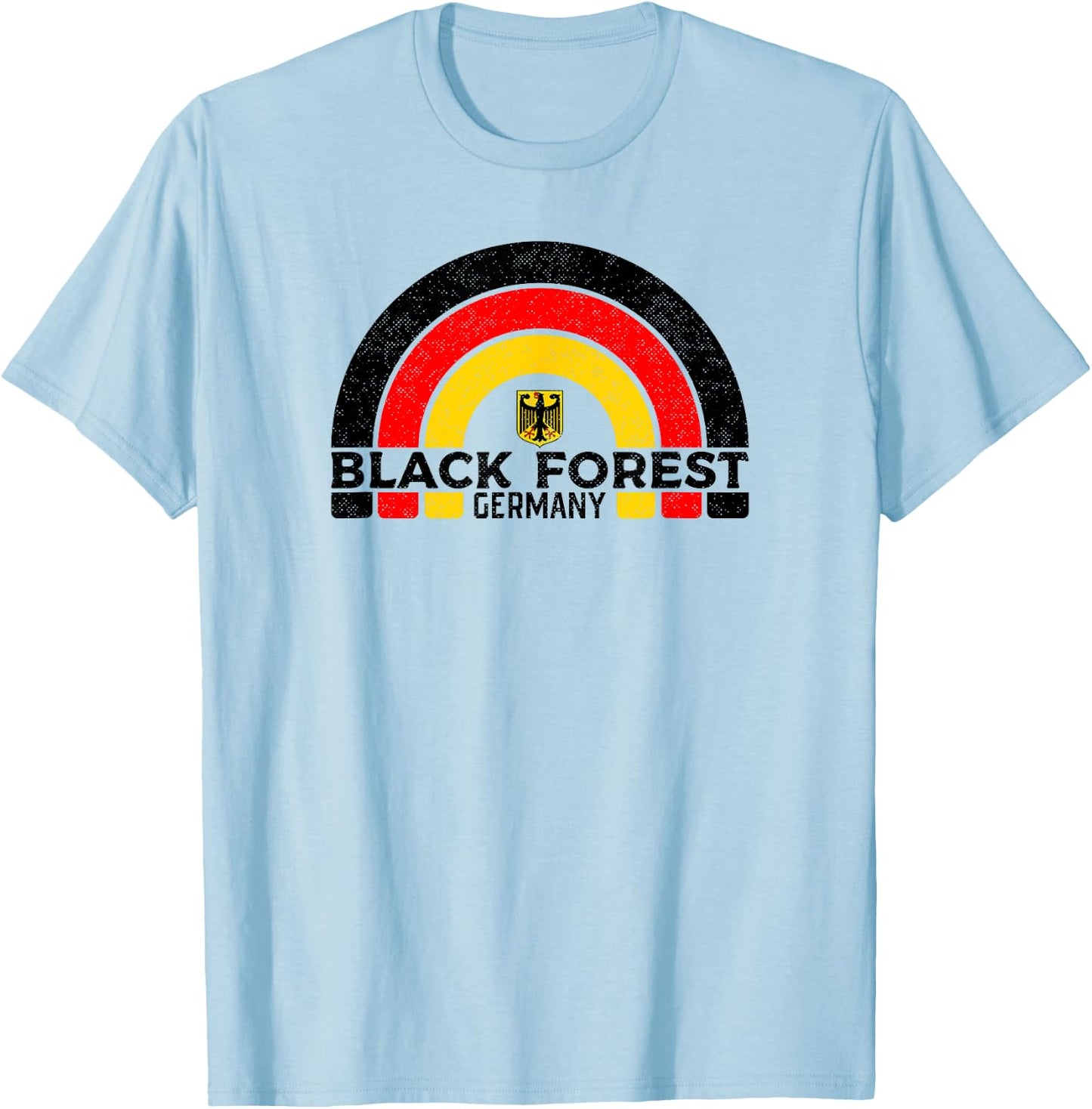 Retro Black Forest Germany T-Shirt - T-Shirt | Light Blue